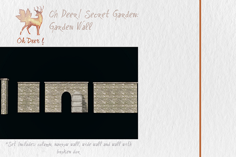 Second Life Marketplace - Oh Deer! Secret Garden: Fatpack